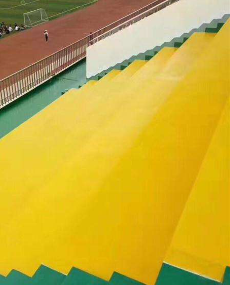 大观球场台阶翻新修补改造